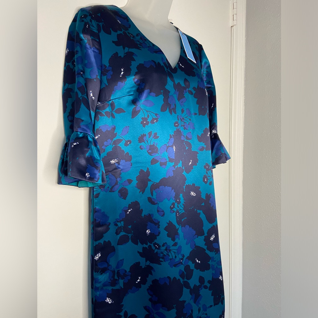 Draper James Satin Shift Dress Size 4 Nwt!